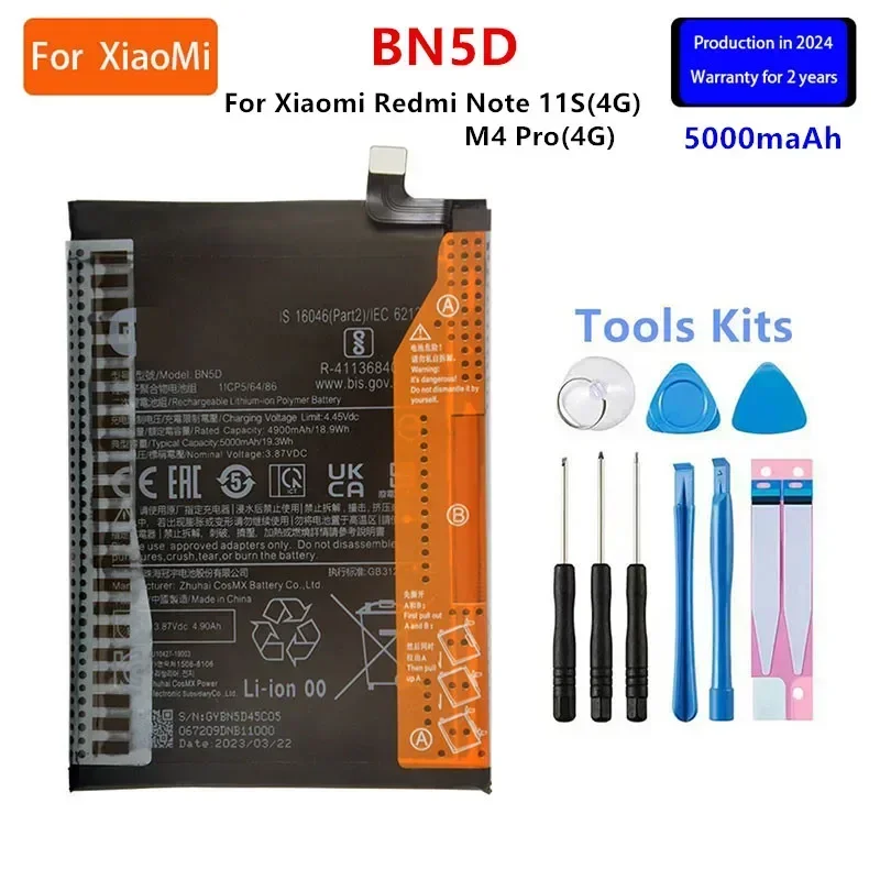 Orginal BM5A BM5F BM5J BN5A BN5D BN5E BN5H BN52 BP4K BP47 BP48 For Xiaomi Redmi Note 11 Pro 5G/ 11E Pro/Note 11 Pro /Note 11S