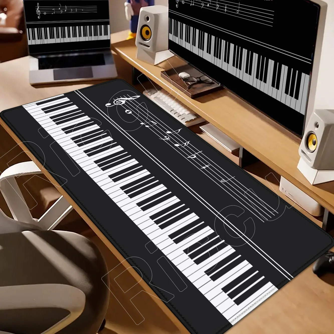 جديد الموسيقى ملاحظات البيانو ماوس الوسادة اللوحي ماوس الوسادة كمبيوتر محمول XXL سطح المكتب ماوس لطيف HD الألعاب الكمبيوتر لوحة المفاتيح لعبة مكتب عمل الحصير