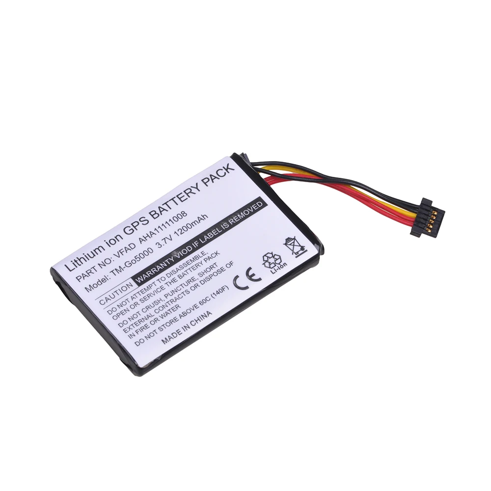 1200mAh VFAD AHA11111008 Battery for TomTom Go 5000, GO 5100, Go 6000, GO 6100, Go 6200, 4FL50, 4FL60, TRUCK 5250