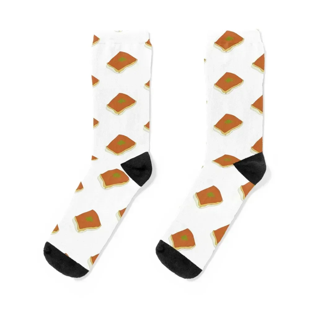

Knafeh - Arabic Dessert Socks Antiskid soccer Stockings with print Stockings man Socks Girl Men's
