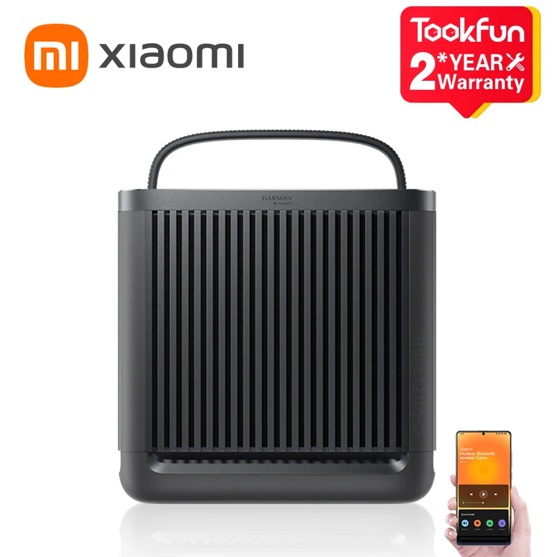 NEW Xiaomi Outdoor Bluetooth Speaker Camp 40W HARMAN AudioEFX IP66 Outdoor Camping Portable Sound 14 Hours Long Battery Life