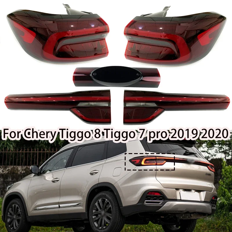 

Auto Accessories For Chery Tiggo 8 Tiggo7/7 plus 2019 2020 Car Rear Tail Light Assembly Brake Taillight Stop Lights Parking Lamp