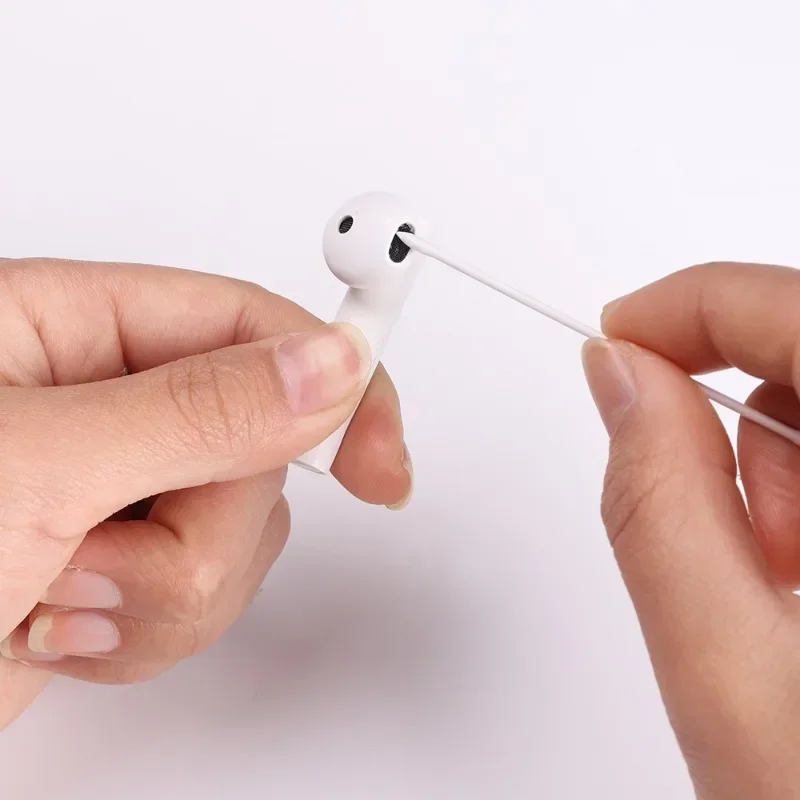 100-10 قطعة خالية من الغبار المتاح تنظيف مسحة القطن عصا ل AirPods سماعة سماعة لوحة المفاتيح الهاتف تهمة ميناء أداة تنظيف #3