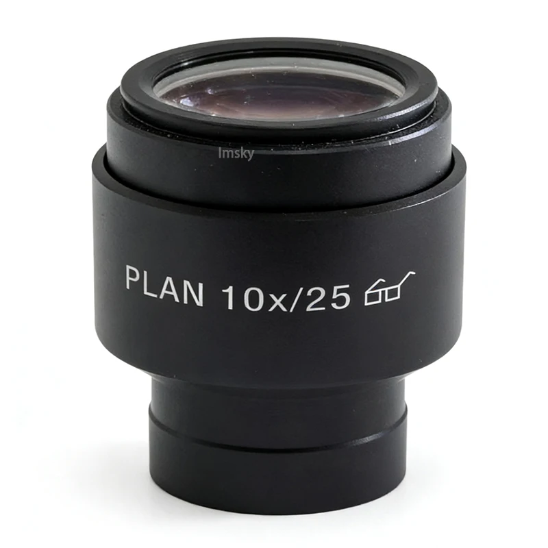 Ocular de Microscopio PLAN WF10X 25MM con Punto Ocular Alto, Lente Ocular de 30mm de Diámetro para Microscopios Estéreo Olympus Nikon
