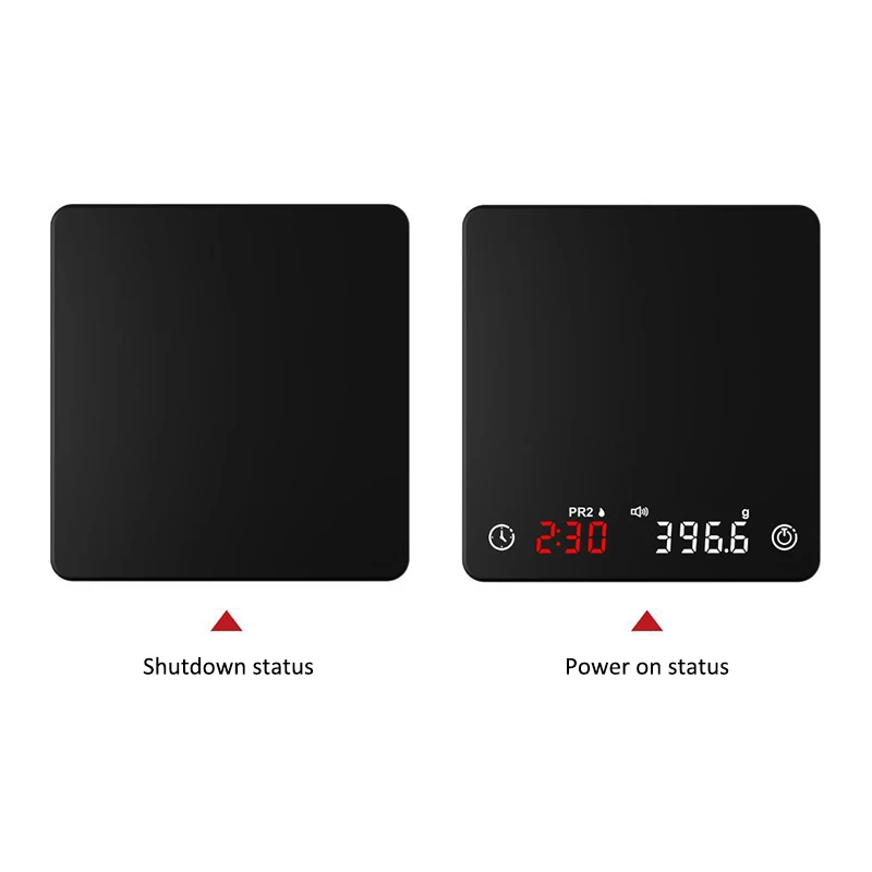 

Mini Style Rechargeable Kitchen Scale Professional Coffee Bean Scale for Barista Tools