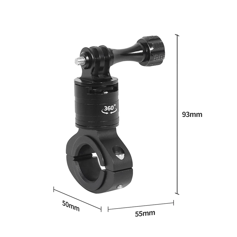 360 drehbarer Fahrrad kamera halter Schnell verschluss Split Mount Lenker klemme Motorrad halterung für Gopro Hero 13 12 11 Dji Action 4 – Detail 18
