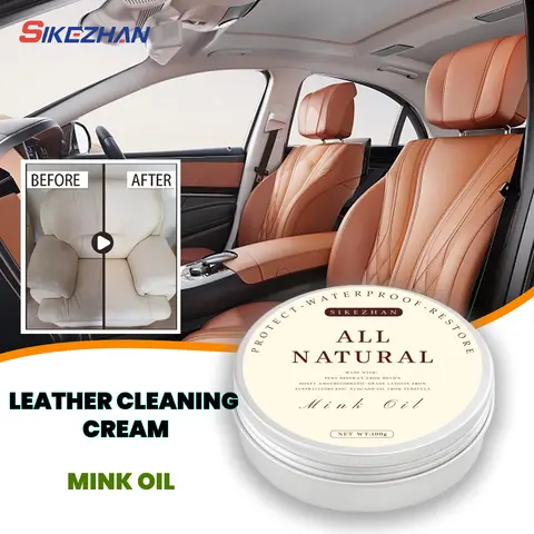 자동차 가죽 케어 크림 플라스틱 복원제 검정색 광택 제품으로 돌아 가기 플라스틱 가죽 복원 크림 수리 코팅 Renovator