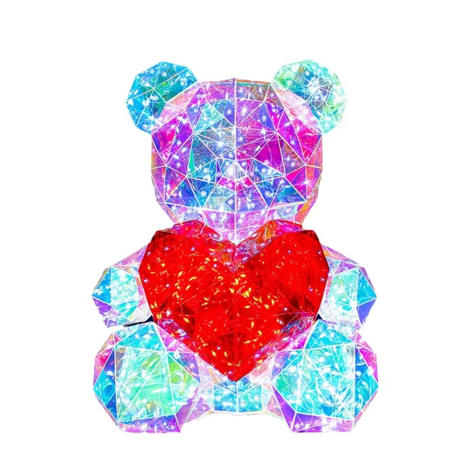 Stocked Valentine's Day  for girls   Luminous  bear Christmas decorations