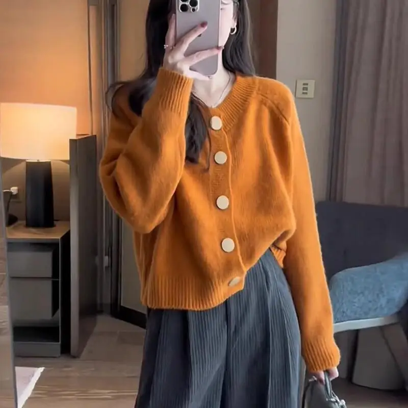 

Cardigan korean popular women's clothes Knitwear Woman clothes 2025 Women's sweater Pullover Winter clothes woman tops cozy