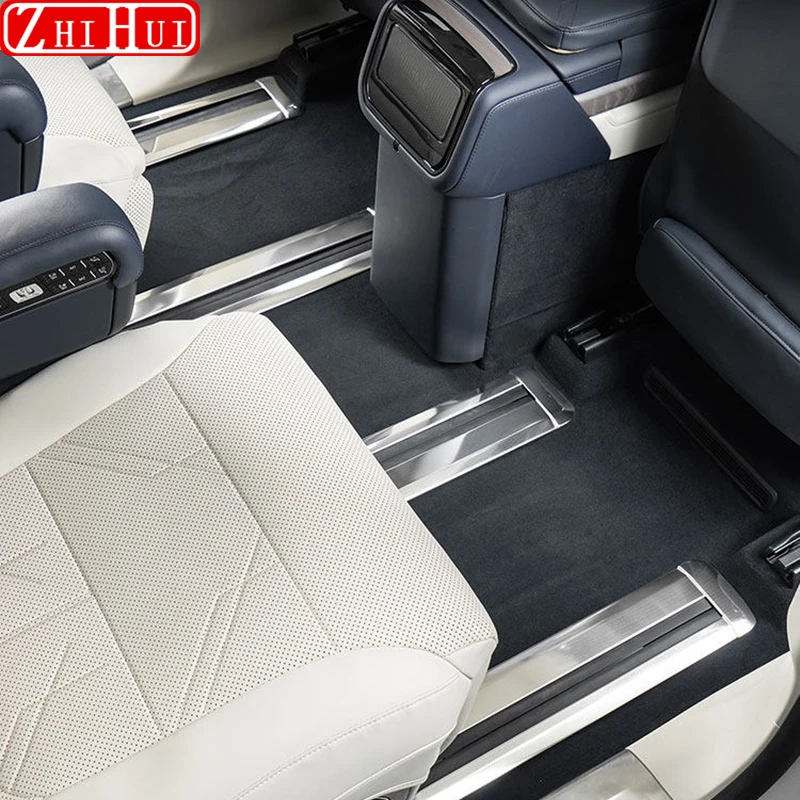 For ZEEKR 9X 2025 2026 Car Seat Rail Stainless Steel Decorative Strip Interior Slide Rail Protection Bright Strip Accessories