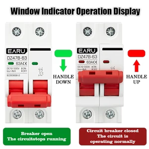 DC12V 24V 48V 36V DC MCB Bateria Protetor de carro Mini disyuntor DZ47 DC Positivo e Negativo pôle Rotection interruptor isolador 10 principais vendas disjuntor inteligente dc - №6