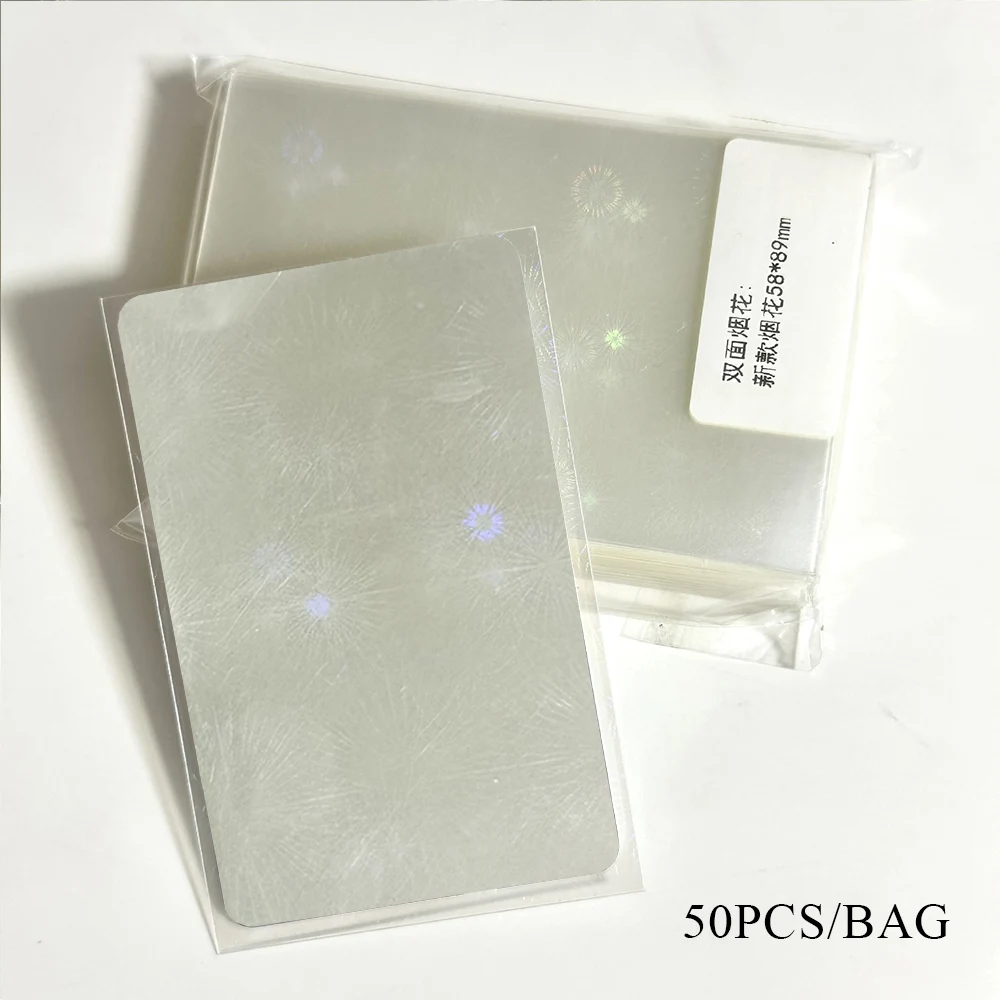 50 шт./упаковка, блестящие Чехлы для фотографий