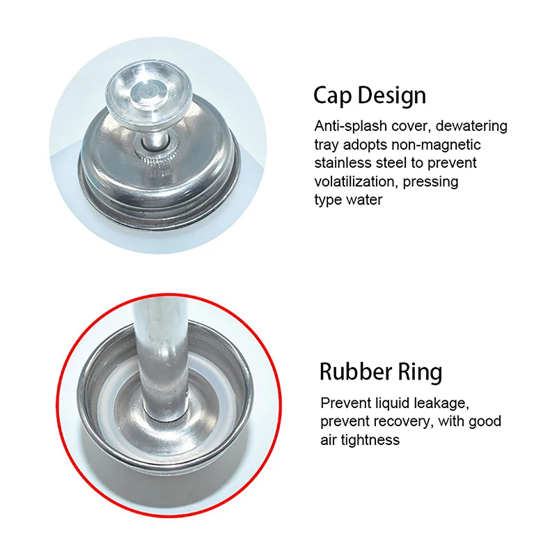 200ML Dispenser Pump Bottle Nail Polish Down Push Remover Bottles Empty Pumping Jar Airless Press Manicure Clear Liquid Makeup