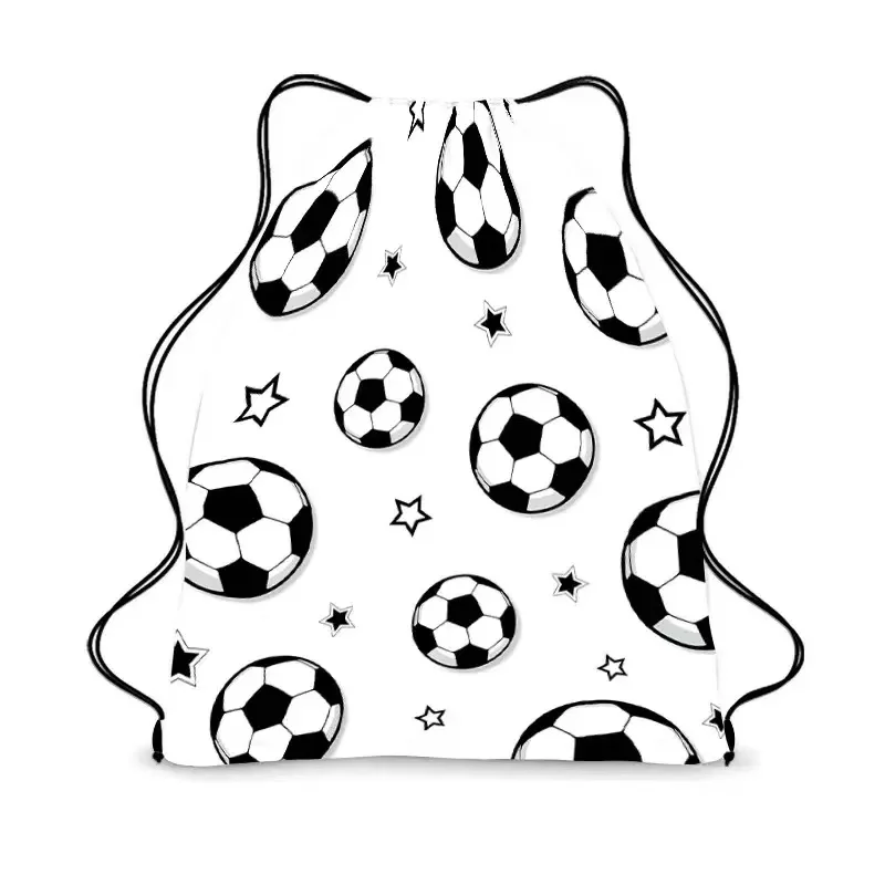 6/24 قطعة كرة القدم حمل حقيبة الرباط حقيبة الكرتون كرة القدم الرياضة المحمولة حقيبة التخزين Kawaii دوك هدسون جيوب حقيبة حقيبة هدايا الحفلات