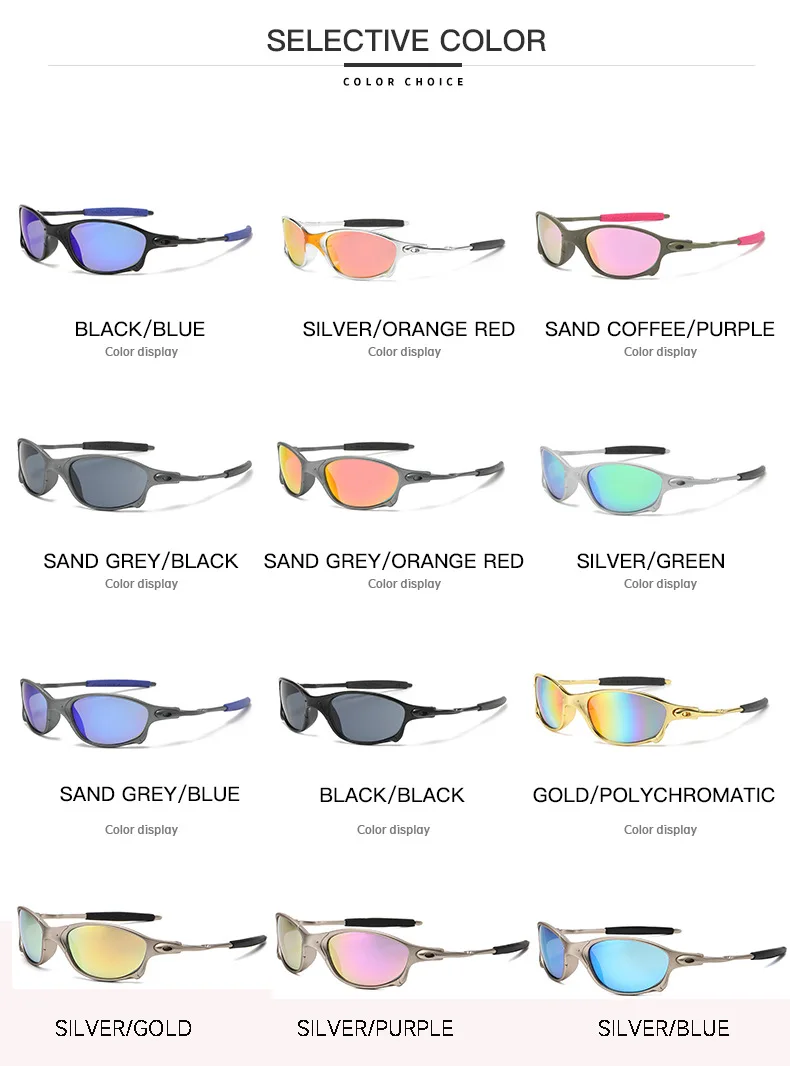 Gafas de sol polarizadas para hombre y mujer, lentes de sol polarizadas para ciclismo, pesca, conducción, deportes al aire libre, UV400