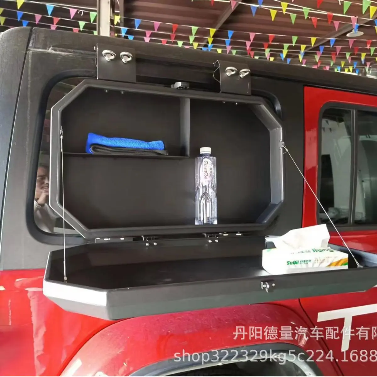 

Трансграничная оптовая продажа подходит для ящика для инструментов Wrangler 18-24JEEP, бокового ящика для хранения школьного рюкзака JL Wrangler.