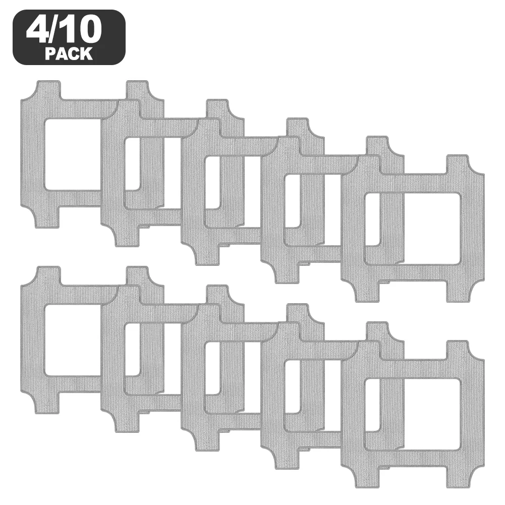 4/10Pcs Replacement Mop Cloths Microfiber Cleaning Pads For LUBLUELU CH00 CH01 CHYW201 CHYW200 Smart Window Cleaning Robot