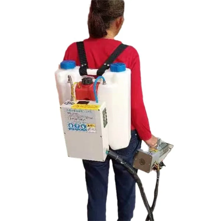 2025 Macchina portatile per nebbia fredda, macchina per fumo a impulsi, spruzzatore per pesticidi nebulizzati