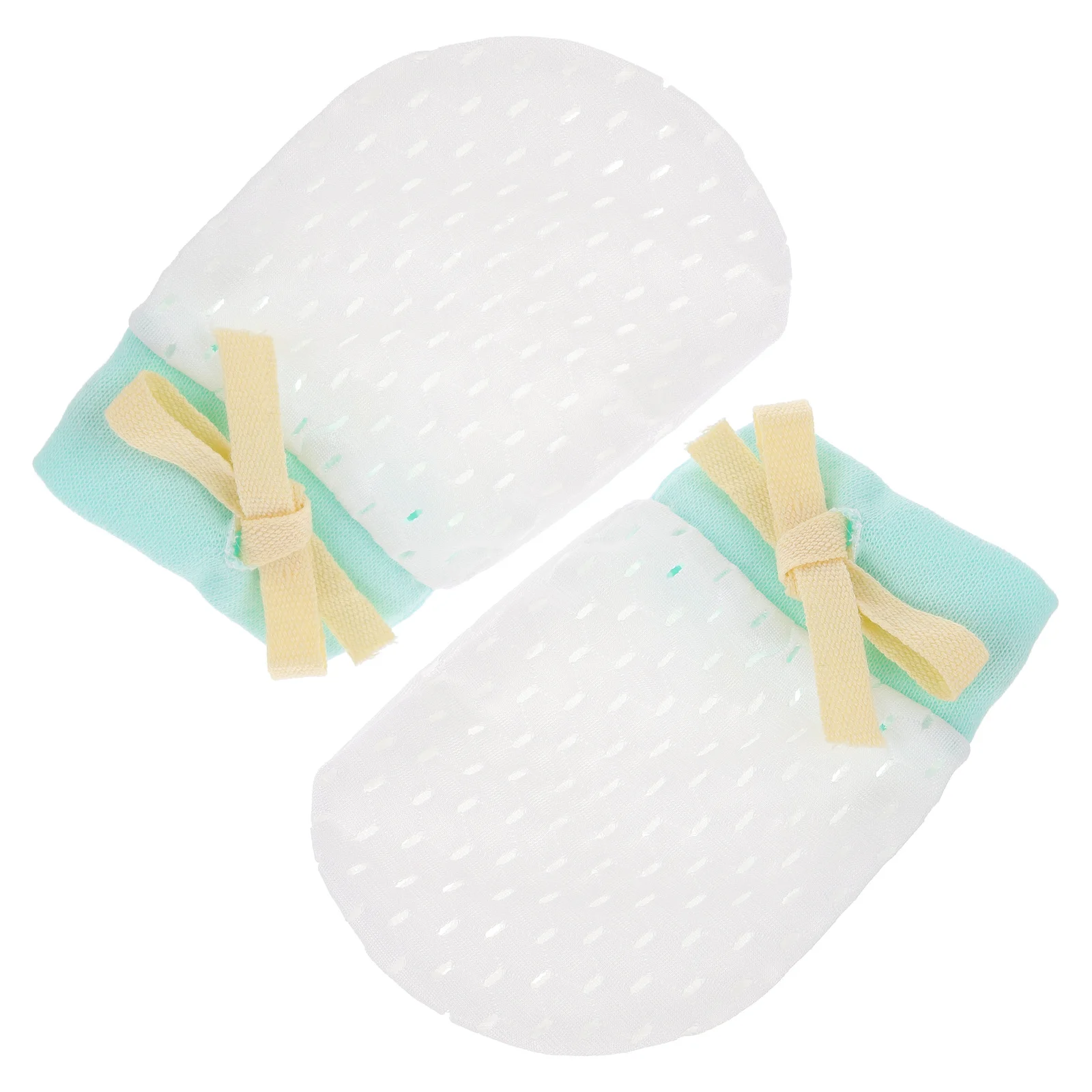

1Pair Baby Mittens No Scratch Adjustable Drawstring Hand Protector Infant Gloves Newborn Anti Scratch Protective Gloves Boys