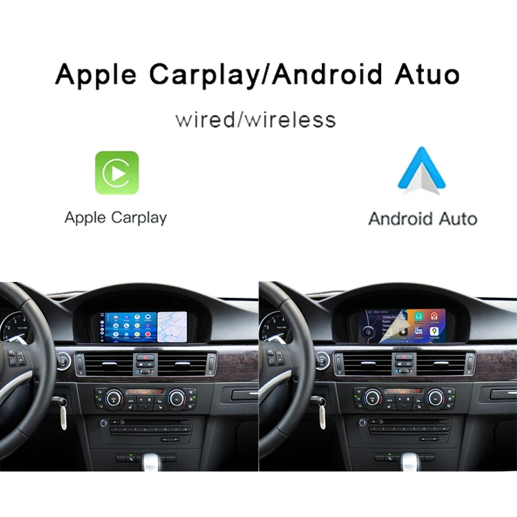 Carplay أندرويد السيارات مشغل وسائط متعددة ل F01 F02 F10 F11 F26 F70 F71 E25 E60 E84 E92 CIC Carplay وحدة