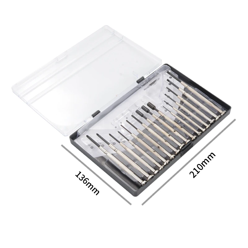 Präzisions-Schraubendreher-Set, Korrosionsbeständigkeit, rostfrei, Haltbarkeit, Ausrüstung, Reparatur-Werkzeug-Set für Uhren, Brillen – Detail 8