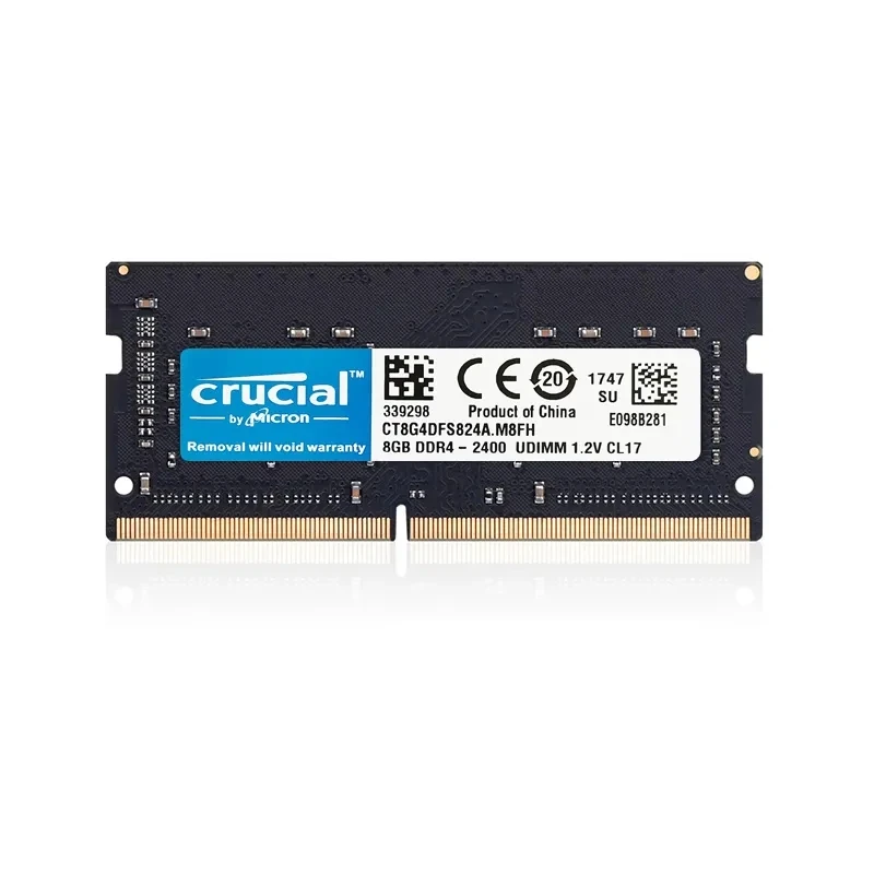 كمبيوتر محمول حاسمة ميموريا رام Ddr4 4gb 8gb 16gb 32gb 2400mhz 2666mhz دفتر Ram 240pin Sodimm 16 Gb 3200 Mhz Ddr 4 ذاكرة الوصول العشوائي