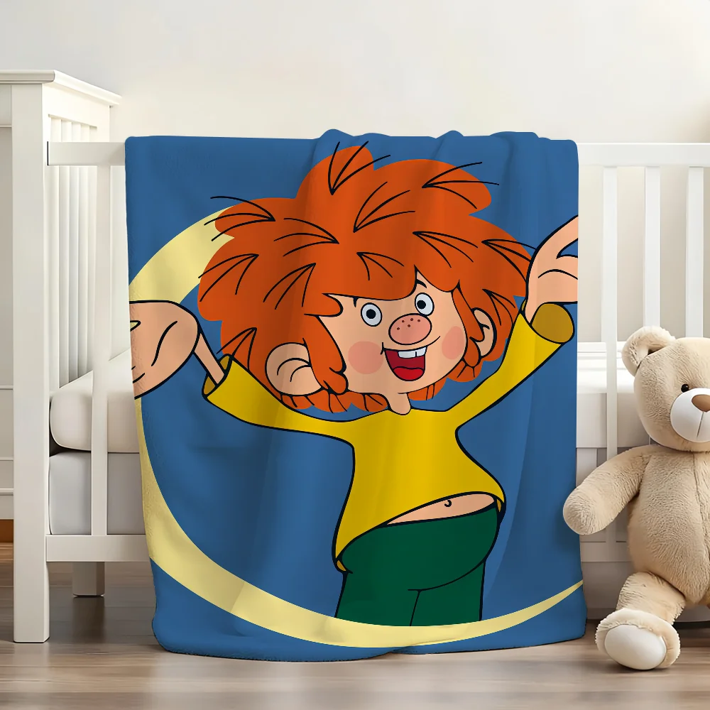 

Cartoon Pumuckl Cute Elf Fairy Story Blanket Soft and Skin Friendly For Couch Bed Napping Bedspread All Seasons Comforter