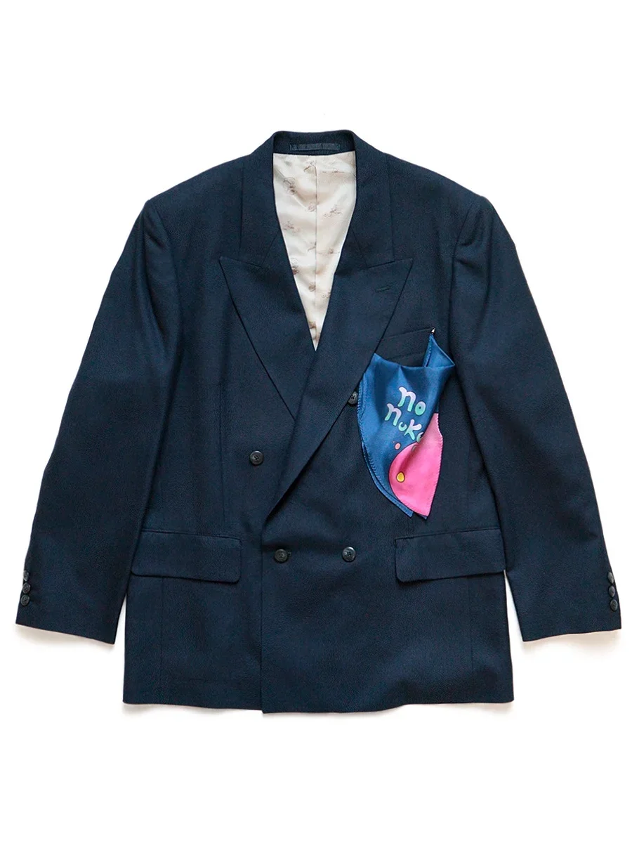 

KAPITAL Double-breasted Loose Casual Blazer