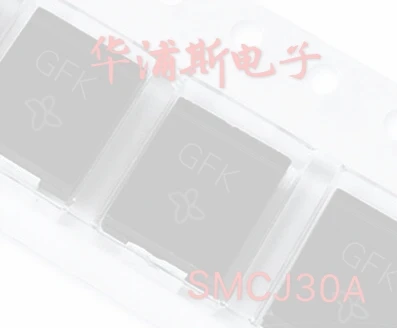 30pcs 100% orginal new SMD TVS tube SMCJ22A DO-214AB silk screen GEX 22V unidirectional transient suppression diode