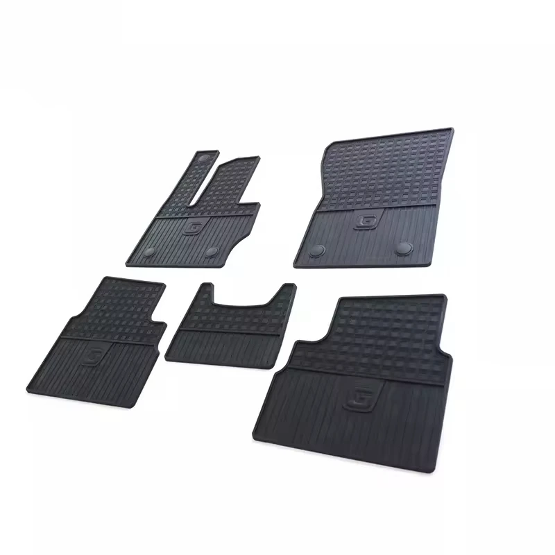 Wholesale durable environmental material rubber 5pcs in one set car floor foot mat for Mercedes Benz G class W464 W463A