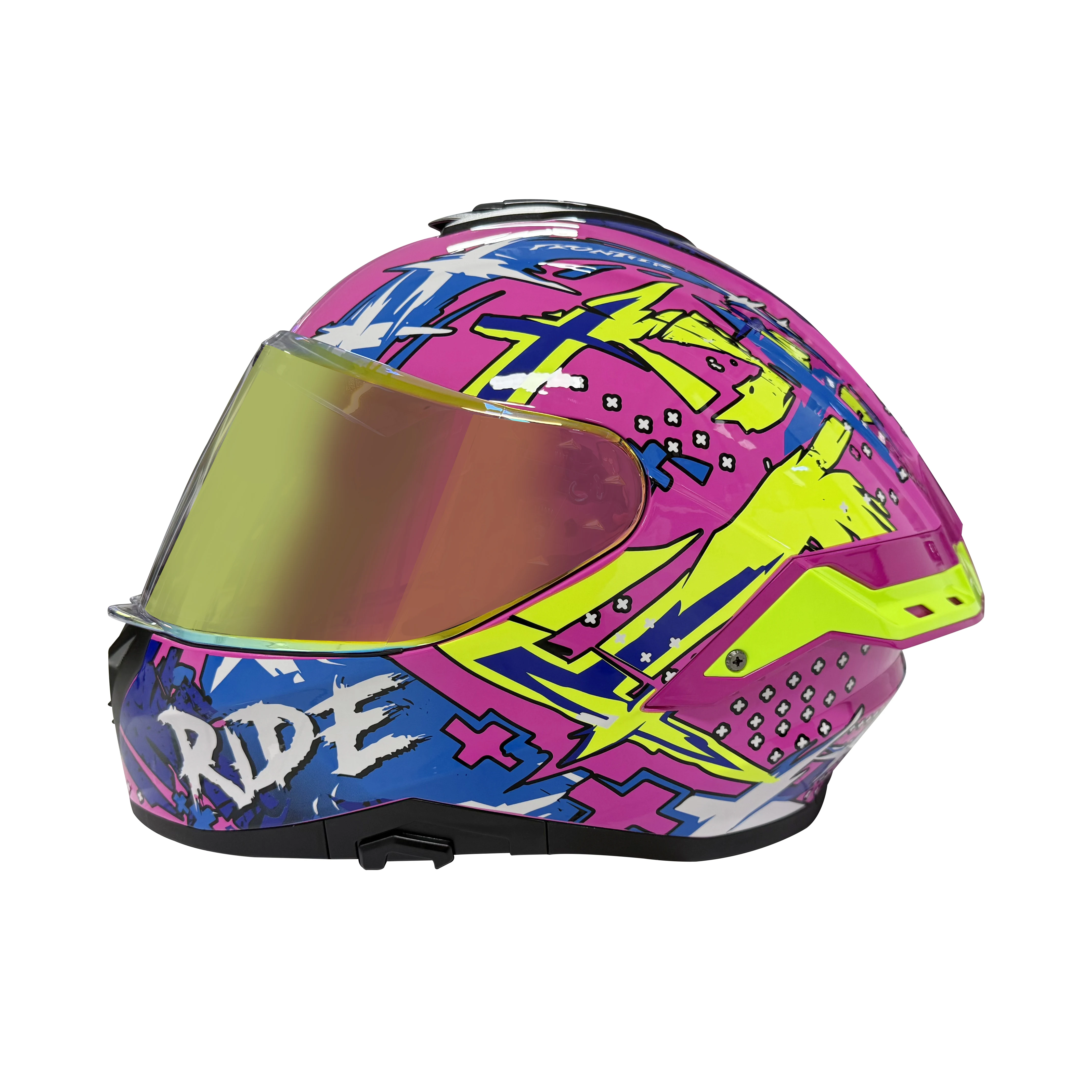 

STLF New Model LED Tail Light Double Visor Anti-Fog DOT Certified Casco Casque China Manufacturer Full Face Motorcycle He