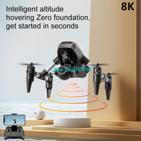 8K Aerial Photography Auto Hover Stunt Flight WIFI FPV RC Drone 2.4G Alloy Optical Flow Headless Mode Remote Control Quadcopter