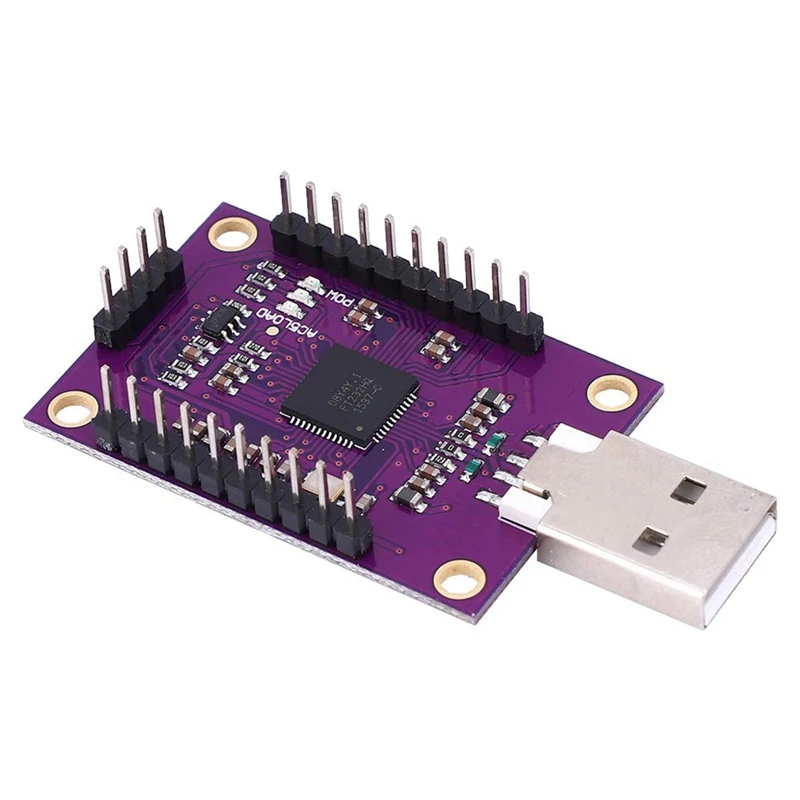 CJMCU FT232H, technologie multifonction haute vitesse, USB vers JTAG UART/FIFO éventuelles I/I2C, technologie durable et facile à installer