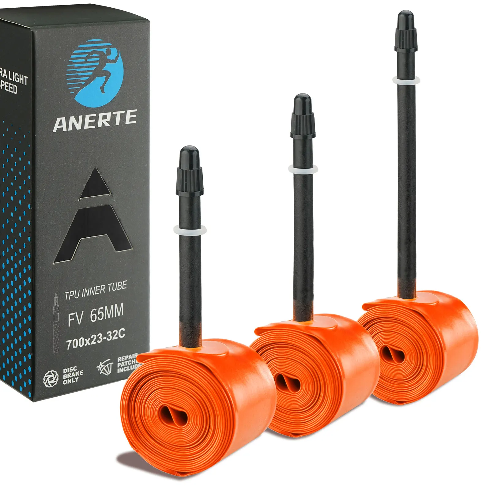 AliExpress NONE 1Pcs/2Pcs 28g orange Bike TPU Inner Tube 700X18 25 28 32 Road Bicycle TPU Material Tire 65mm Length French Valve
