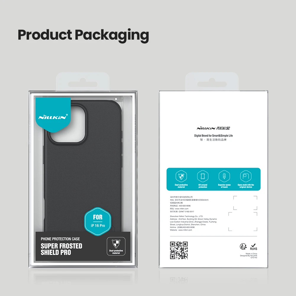 NILLKIN Für iPhone 18 Pro Max 17 Pro Max 16 Pro Max 15 Pro Max Frosted Shield Pro Handyhülle PC+TPU Hartschutz Rückabdeckung – Detail 26