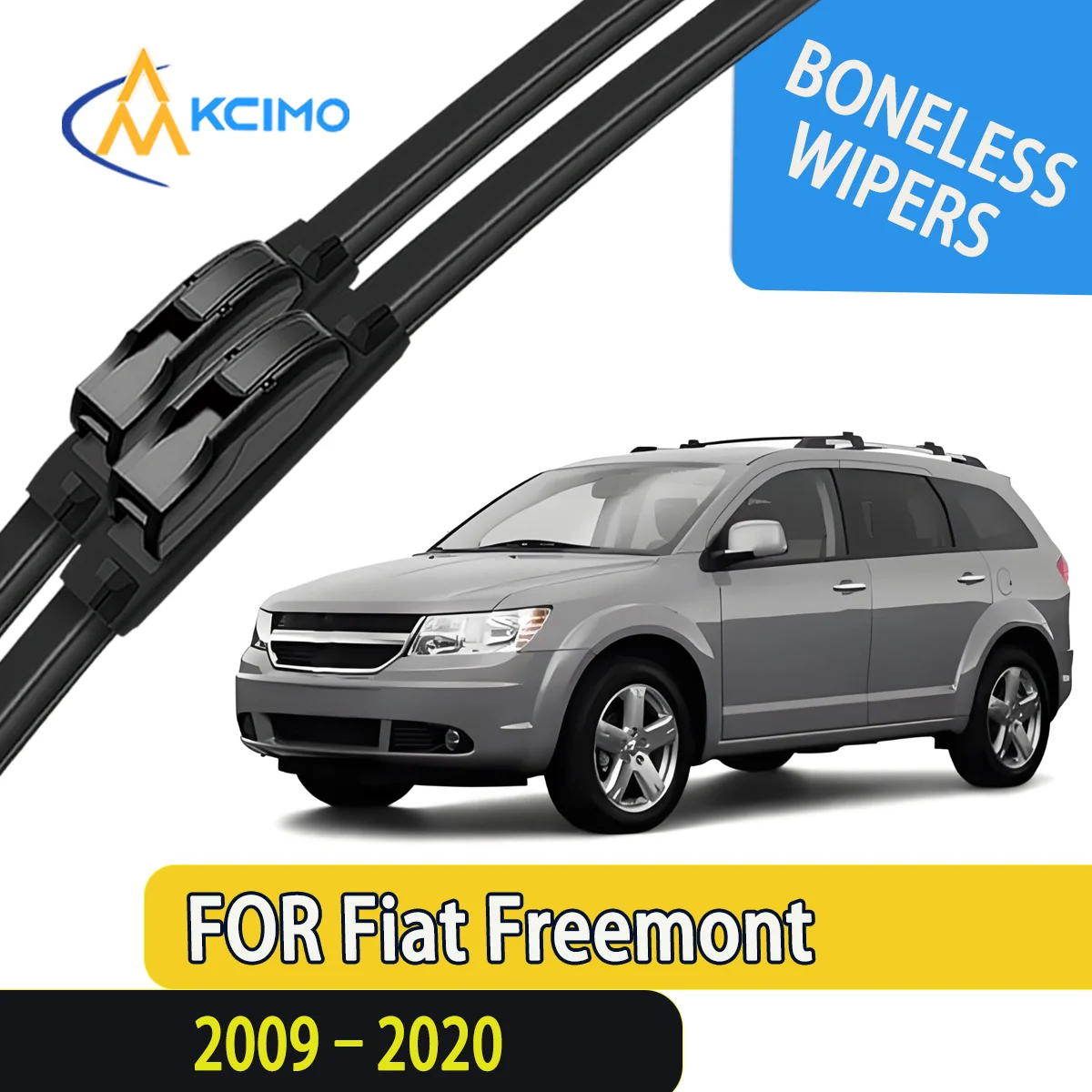 

2pcs Quality Windscreen Silent Black Car Rain Brush Suitable for Fiat Freemont 2009-2020 Dodge Journey Dodge JC Front Windshield