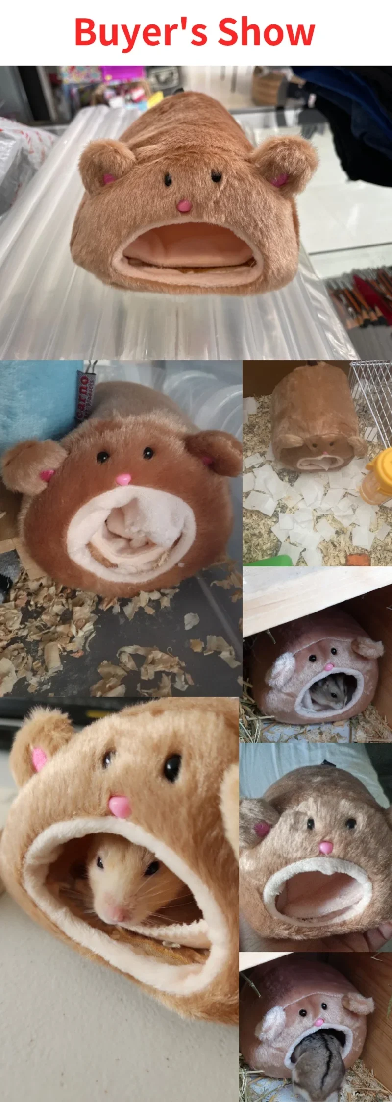 Hamster Weiches Warmes Bett, Ratten-Hängematte, Winter-Haustierspielzeug für Hamster, Ratten, Eichhörnchen, Hängendes Nest, Matte, Haus, Bett, Tier, Mäuse, Ratten-Nest – Detail 8