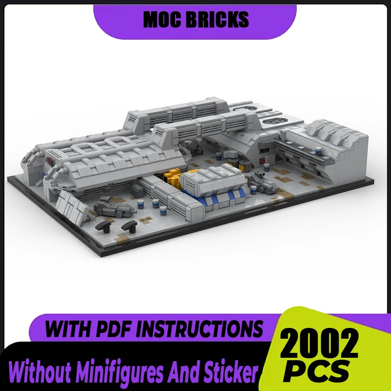 MOC Building Blocks UCS Space Movie Series Scene Hope Diorama DIY Assembly Bricks Creative Toys Collection Display Gifits