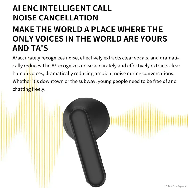 جديد Realme Buds T01 TWS سماعات AI دعوة الحد من الضوضاء سماعات سماعة لاسلكية تعمل بالبلوتوث سماعات أذن HiFi ستيريو ركوب سماعة الموسيقى