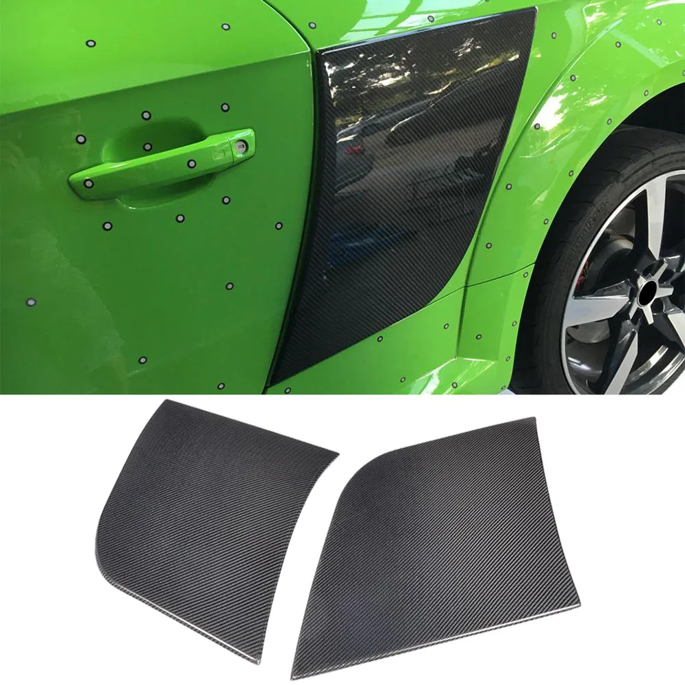 Carbon Fiber Rear Side Door Fender Guard Boards For Audi TT TTS TT RS Sline MK3 Coupe Convertible 2015-2017 Non 4 Door Fender