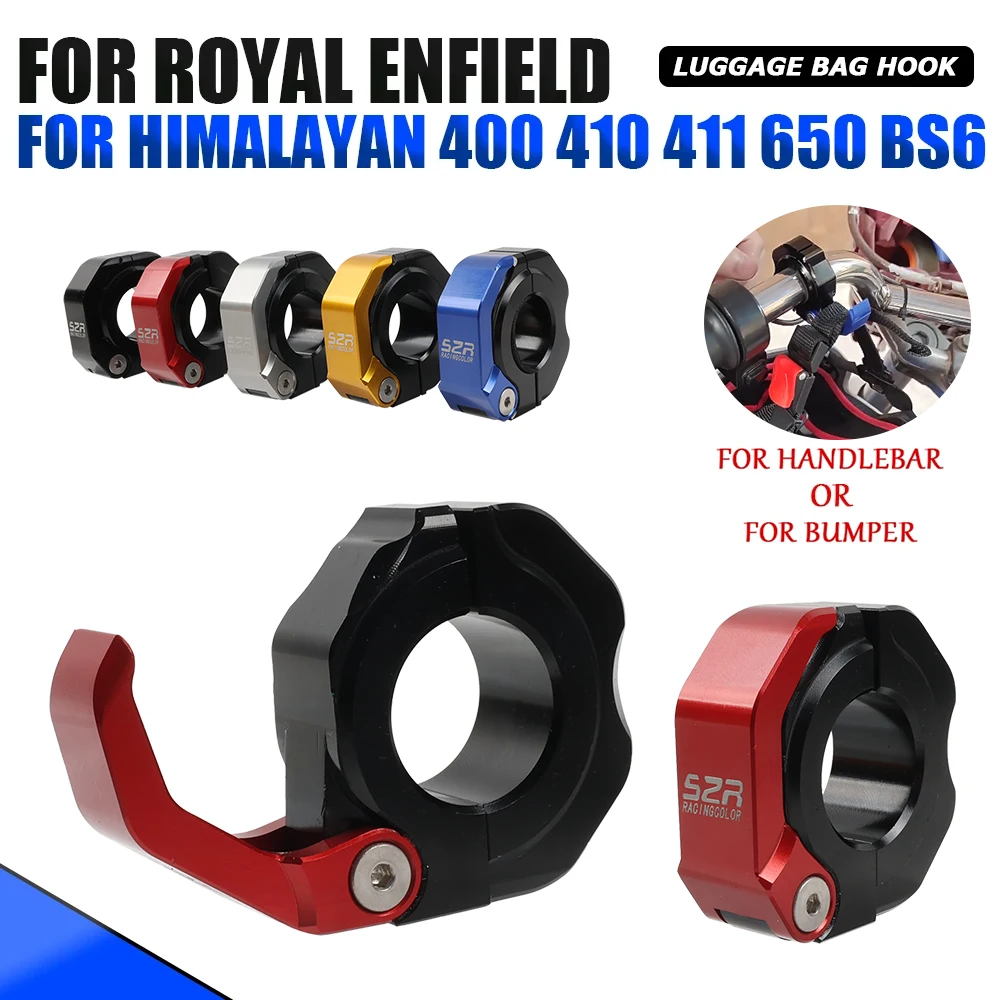 For Royal Enfield Himalayan 400 410 411 650 BS6 Motorcycle Accessories Handlebar Helmet Hook Luggage Bag Hook Holder Hanger Part