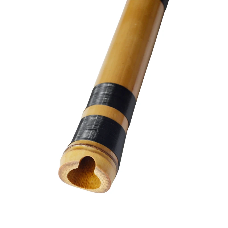 YPXD Nan Xiao Flute Gui Bamboo Flute Shakuhachi Vertical Flute 8 Holes Chinese Flute G F E D Key Professional Musical Instrument