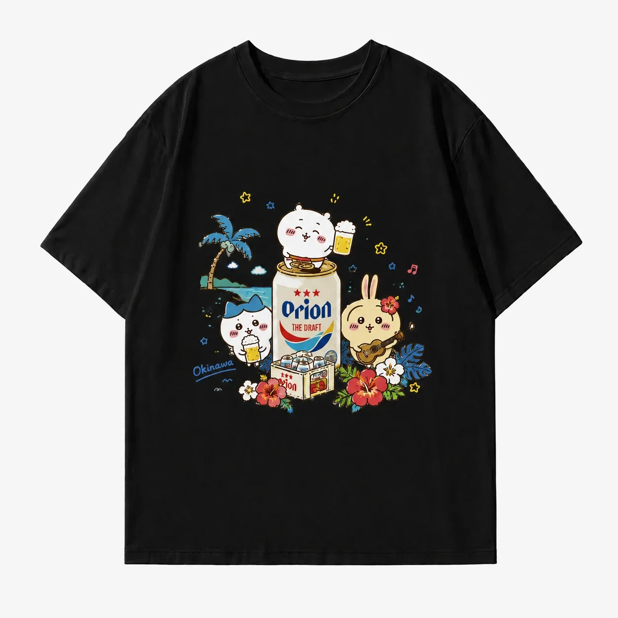 CHIIKAWA Sommer Eltern-Kind Reines Baumwoll-T-Shirt Bequem Atmungsaktiv Hochwertig Ins Y2k Herren T-Shirts Kleidung für Männer – Detail 7