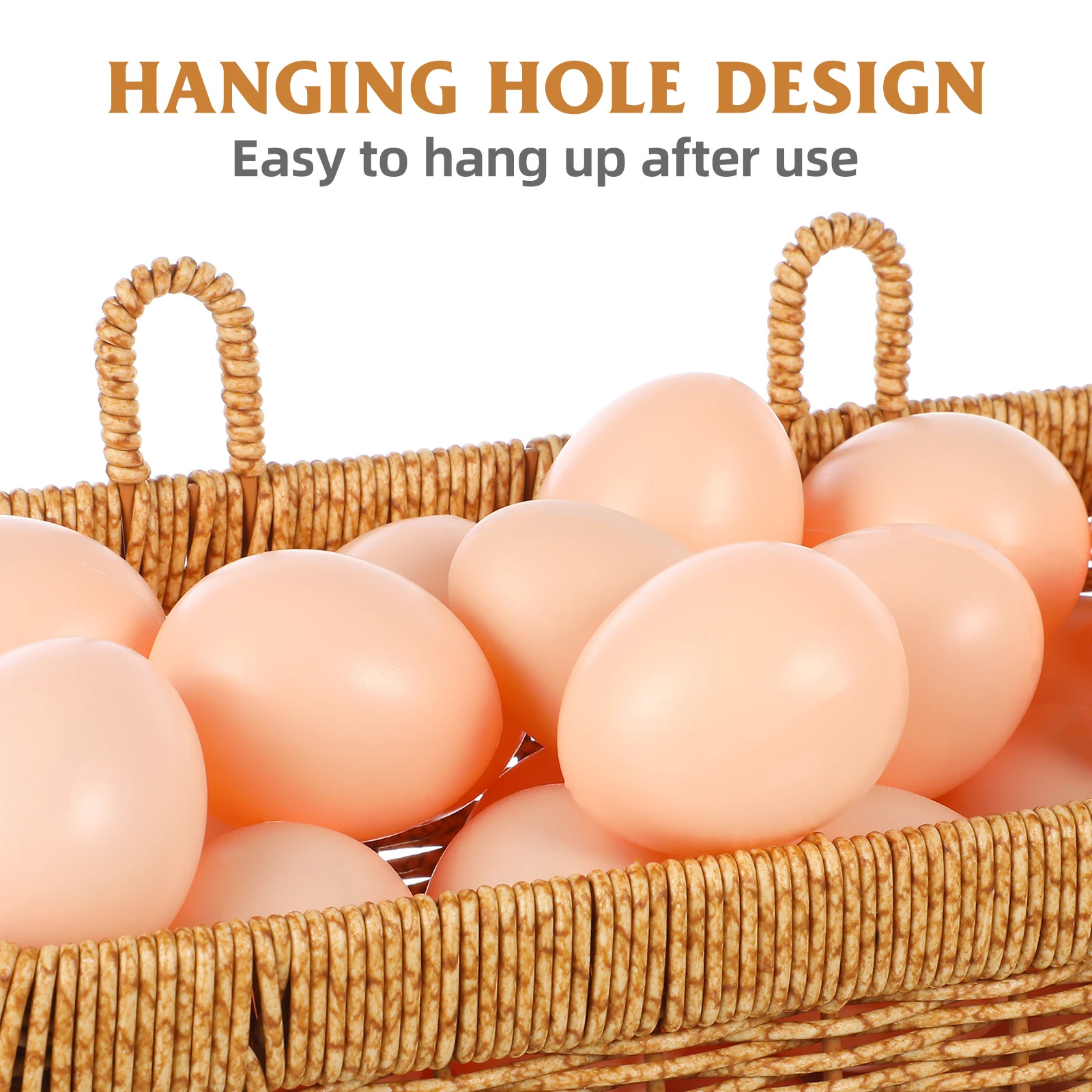 

Hanging Garlic Onion Wall Mounted Vegetable No Drill Pp Iron Woven Hanging Basket Fruits Eggs Seasonings Gift Housewarming