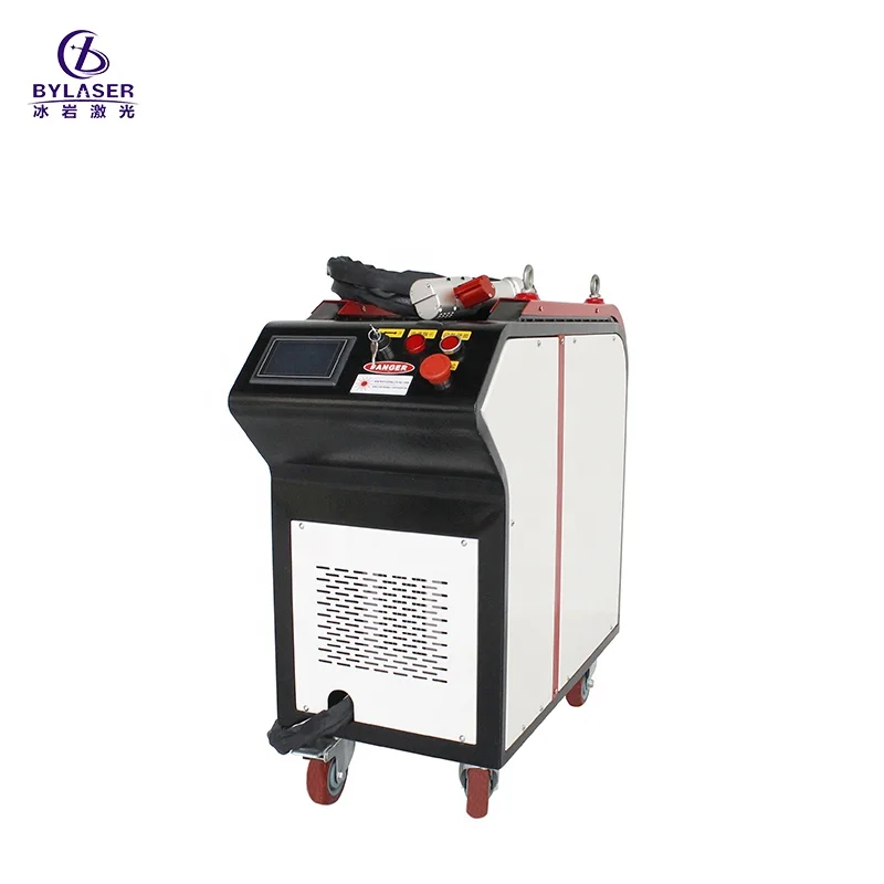 Portable Easy To Operate 100W Fiber Laser Cleaning Machine Mold Rust Removal Machine For Cleaning Rusty Metal Oxide Layer