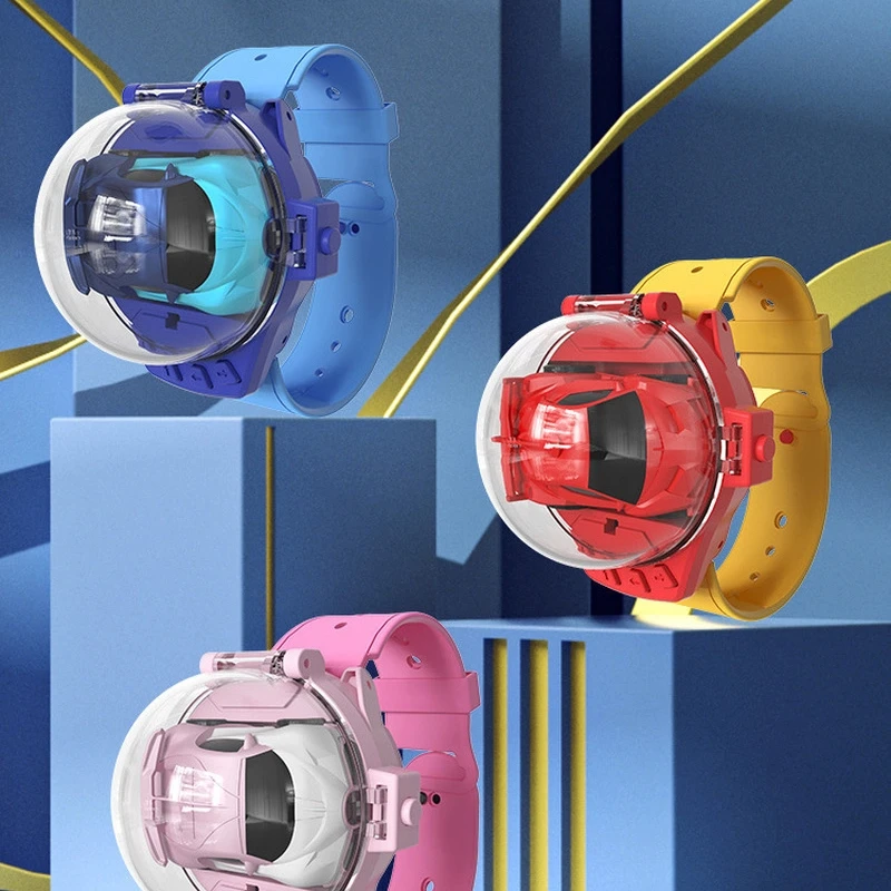 2.4G Kids Watch RC Car Alloy Mini Remote Control Racing Toy for Boys Birthday Gift Children Present