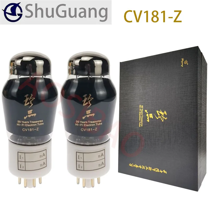 SHUGUANG CV181-Z CV181Z Vacuum Tube Precision pairing Valve Replaces 6SN7 6H8C 6N8P CV181 Electronic tubes For Amplifier