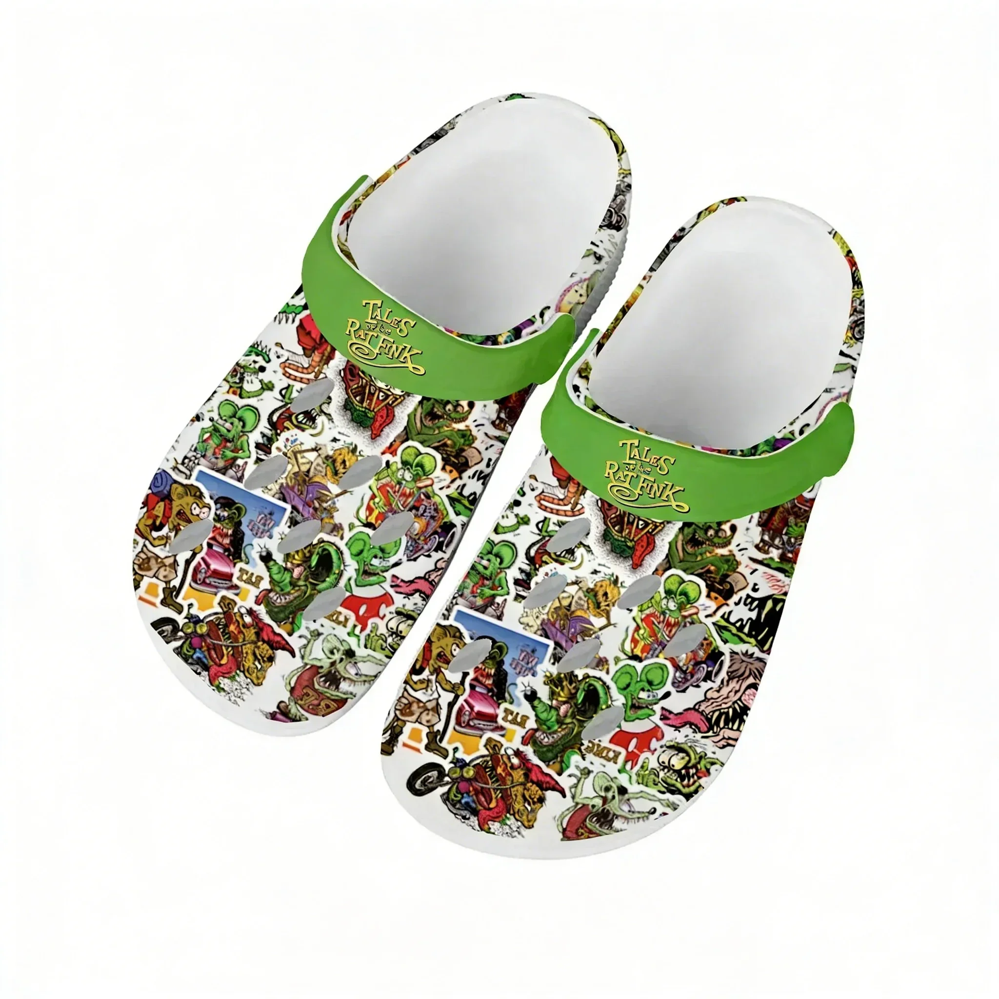 Tales Of The Rat Fink Water Shoes Mens Womens Comfortable Home Garden Clogs Customizd Sandals Beach Breathable Hole Slippers