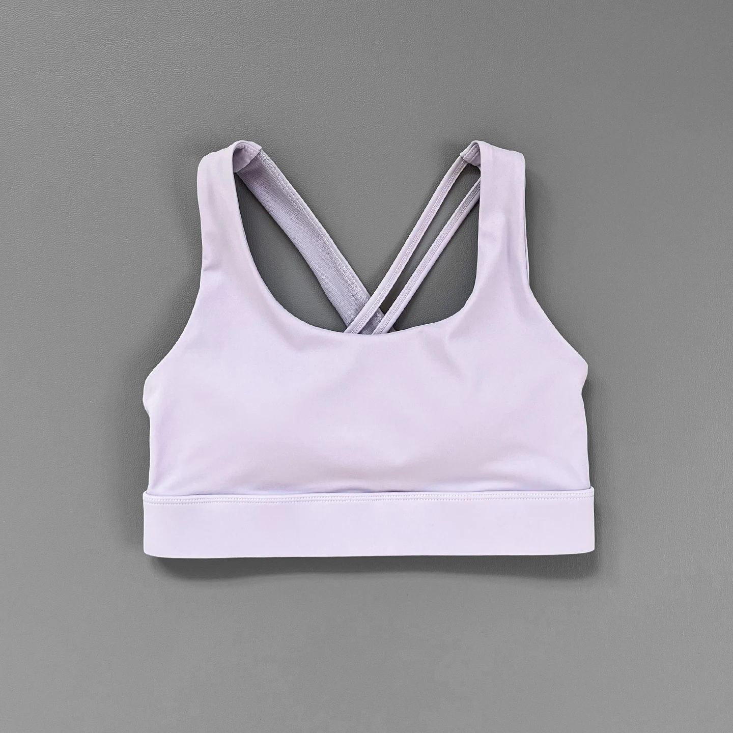 Cross Straps Back Buckle Sports Bra for Women Shock Absorbing Padded Yoga Fitness Running Workout Active Wear