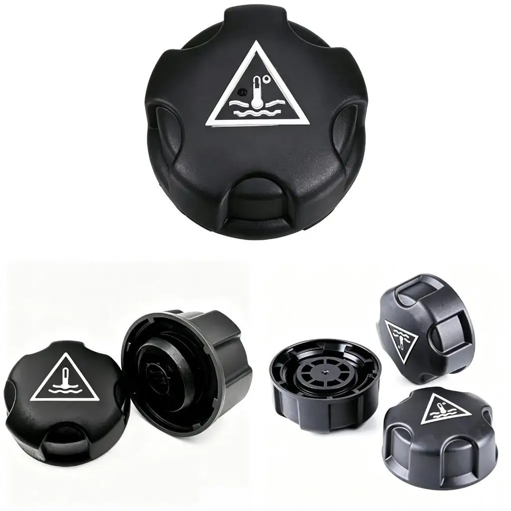 Automotive Cooling System Cap ABS Black Coolant Replacement Part 9638001280, Single Cap for Routine Car Maintenance Use and